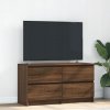 VidaXL TV stolík, hnedý dub, 100x35x54 cm, spracované drevo VidaXL TV stolík, hnedý dub, 100x35x54 cm, spracované drevo