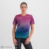 Sportful FLOW GIARA dámske tričko, berry/blue/pink S Sportful FLOW GIARA dámske tričko, berry/blue/pink S