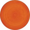 Lamart LT9081 keramický plytký tanier Happy 26,8 cm, oranžová