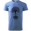 Narodeninový strom 50 - Klasické pánske tričko vyššej gramáže - XL ( Svetlomodrá ) Narodeninový strom 50 - Klasické pánske tričko vyššej gramáže - XL ( Svetlomodrá )