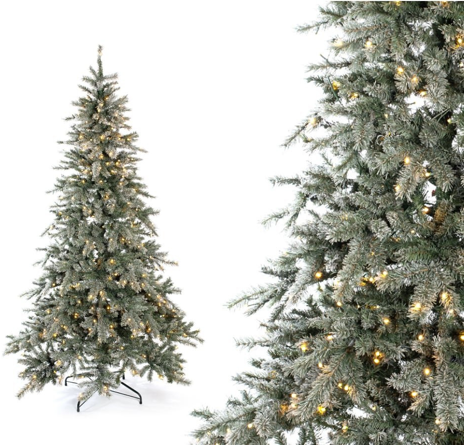 Evergreen Frost smrek LED umelý vianočný stromček 180 cm