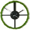 Nástenné hodiny Metal Black with Moss Flexistyle z21e, 50cm Nástenné hodiny Metal Black with Moss Flexistyle z21e, 50cm