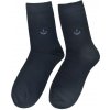UNI tmavomodré bavlnené ponožky Sailor Comfort UNI tmavomodré bavlnené ponožky Sailor Comfort