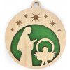 Libelula Drevená vianočná ozdoba s vianočným motívom 20 Farba: Zelená Libelula Drevená vianočná ozdoba s vianočným motívom 20 Farba: Zelená
