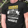 Tričko s potlačou SOM ROĽNÍK Dámsky Čierna S Tričko s potlačou SOM ROĽNÍK Dámsky Čierna S