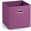 Zeller Textilný úložný box fialový 32x32x32 cm Zeller Textilný úložný box fialový 32x32x32 cm