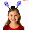 Svietiaca čelenka Halloween s lebkami Svietiaca čelenka Halloween s lebkami