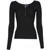 Pieces Svetre PCKITTE LS TOP Čierna Pieces Svetre PCKITTE LS TOP Čierna