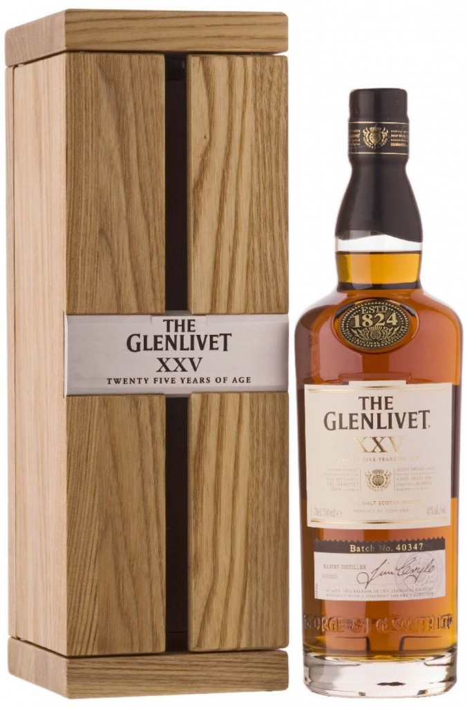 The Glenlivet XXV. 25y 43% 0,7 l (kazeta)