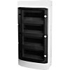 Nástenná rozvodnica IP65 4-radová, 4x12 modulov, dym.dvere Nástenná rozvodnica IP65 4-radová, 4x12 modulov, dym.dvere