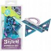 DISNEY Stitch Školská súprava, geometrické školské náradie 4 kusy DISNEY Stitch Školská súprava, geometrické školské náradie 4 kusy