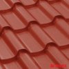 Vlnitá plechová krytina Bilka Romanic, RAL 3009 (oxidovaná-červená) 0.5mm matná Vlnitá plechová krytina Bilka Romanic, RAL 3009 (oxidovaná-červená) 0.5mm matná
