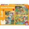 SCHMIDT Puzzle Dinosauři 3x24 dílků SCHMIDT Puzzle Dinosauři 3x24 dílků