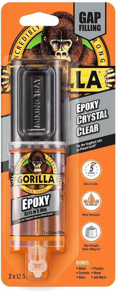Gorilla Epoxy Clear Epoxidové lepidlo 25 ml