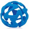 NUBY Hryzačka silikónová lopta tmavo modrá 3 m+ NUBY Hryzačka silikónová lopta tmavo modrá 3 m+