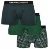 Urban Classics Boxer Shorts 3-Pack dgrn plaidaop+btlgrn/dblu+dgrn