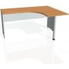 Pracovný stôl Gate, ergo, ľavý, 160x75,5x120 cm, jelša/sivá Pracovný stôl Gate, ergo, ľavý, 160x75,5x120 cm, jelša/sivá