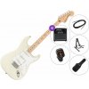 Fender Squier Affinity Series Stratocaster MN WPG SET 2 Olympic White Elektrická gitara Fender Squier Affinity Series Stratocaster MN WPG SET 2 Olympic White Elektrická gitara