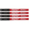 MILWAUKEE Značkovač - popisovač INKZALL extra jemný hrot - čierny 4ks 3762 MILWAUKEE Značkovač - popisovač INKZALL extra jemný hrot - čierny 4ks 3762
