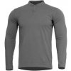 Tričko Pentagon Romeo Henley 2.0 s dlhým rukávom sivé