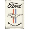 Plechová ceduľa Ford - Mustang - Horse & Stripes, 20 × 30 cm Plechová ceduľa Ford - Mustang - Horse & Stripes, 20 × 30 cm