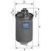 UFI Palivový filter 1.9 TDI PD + 2.0 - 7M0127401A UFI Palivový filter 1.9 TDI PD + 2.0 - 7M0127401A