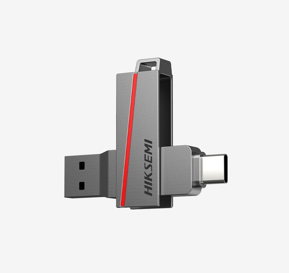 Hikvision Dual 128GB HS-USB-E307C(STD)/128G/U3/NEWSEMI/WW
