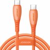 JOYROOM S-A59 nabíjací a dátový kábel - USB-C na USB-C - 1,2 m - oranžový - možnosť vrátiť tovar ZADARMO do 30tich dní JOYROOM S-A59 nabíjací a dátový kábel - USB-C na USB-C - 1,2 m - oranžový - možnosť vrátiť tovar ZADARMO do 30tich dní