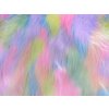 Umelá kožušina, viacfarebná, JEDNOROŽEC, 45 mm vlas metráž: min. 0,2 bm Umelá kožušina, viacfarebná, JEDNOROŽEC, 45 mm vlas metráž: min. 0,2 bm