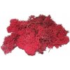 Islandský aranžérsky mach 500g - karmínový červený Islandský aranžérsky mach 500g - karmínový červený