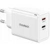 Choetech Nabíjačka GaN Adaptér 2x USB-C PD 65W Kocka pre Telefón Choetech Nabíjačka GaN Adaptér 2x USB-C PD 65W Kocka pre Telefón