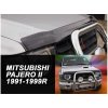 Ochranná lišta prednej kapoty MITSUBISHI Pajero II 1991-1999, HEKO