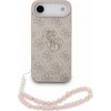 Guess PU 4G Metal Logo Strap Zadní Kryt pro iPhone Air Pink Guess PU 4G Metal Logo Strap Zadní Kryt pro iPhone Air Pink