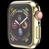 Silikónové puzdro s fóliou pre Apple Watch series 3/2/1 (42 mm) Farba: Zlatá