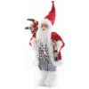 Vianočná dekorácia Santa Claus 45 cm - červeno sivý Vianočná dekorácia Santa Claus 45 cm - červeno sivý