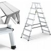 Drabest 7-Stupňový Hliníkový Obojstranný Domáci Rebrík s Nosnosťou 125 kg Drabest 7-Stupňový Hliníkový Obojstranný Domáci Rebrík s Nosnosťou 125 kg