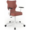 Entelo Kancelářské otočné křeslo PERTO velikost 6, bílá Palladium 02 Entelo Kancelářské otočné křeslo PERTO velikost 6, bílá Palladium 02