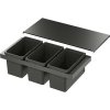 VS ENVI Flex XS-256 systém na třídění odpadu KB 900 mm, 3 × 16 litrů, lava VS ENVI Flex XS-256 systém na třídění odpadu KB 900 mm, 3 × 16 litrů, lava