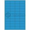 Labelea Samolepiace etikety 48,5x25,4 mm farebné papierové, na hárku A4, pre laserovú a atramentovú tlač, Farba etikiet Modrá, Počet hárkov v balení 100 EPY048025PB044S Labelea Samolepiace etikety 48,5x25,4 mm farebné papierové, na hárku A4, pre laserovú a atramentovú tlač, Farba etikiet Modrá, Počet hárkov v balení 100 EPY048025PB044S