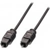 Kábel Toslink audio optický SPDIF prepojovací M/M 1m, ø2.2mm, čierny, Slim Kábel Toslink audio optický SPDIF prepojovací M/M 1m, ø2.2mm, čierny, Slim