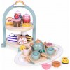 EcoToys Čajová súprava káva s koláčmi šálky džbán podnos EcoToys Čajová súprava káva s koláčmi šálky džbán podnos