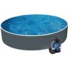 Bazén AZURO GRAPHIT 3,6 x 0,9 m + piesková filtrácia 4,5m3 / hod