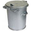 Manutan Kovová vonkajšia odpadová nádoba, objem 70 l Manutan Kovová vonkajšia odpadová nádoba, objem 70 l