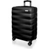 AVANCEA Škrupinový cestovný kufor DE27922 čierny M 66x44x27 cm AVANCEA Škrupinový cestovný kufor DE27922 čierny M 66x44x27 cm