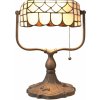 Clayre & Eef Stolná lampa Tiffany Tricia - 26 * 21 * 37 cm E27 / Max 60W - Clayre & Eef Clayre & Eef Stolná lampa Tiffany Tricia - 26 * 21 * 37 cm E27 / Max 60W - Clayre & Eef