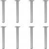 Walteco Nábytková noha hranatá 25x25x300mm, sivá Množstvo: 8 ks , 50159BP2 Walteco Nábytková noha hranatá 25x25x300mm, sivá Množstvo: 8 ks , 50159BP2