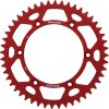 Hliníková řetězová rozeta SUPERSPROX RAL-1512:48-RED červená 48 zubů, 520 Hliníková řetězová rozeta SUPERSPROX RAL-1512:48-RED červená 48 zubů, 520