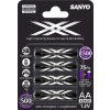 Batéria Sanyo Eneloop 2500mAh AA 4ks HR-3UWX