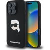 Karl Lagerfeld Liquid Silicone Karl Head MagSafe pre iPhone 16 Pro Black