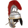 Lord of Battles Železná Galea římského legionáře s červeným chocholem Lord of Battles Železná Galea římského legionáře s červeným chocholem